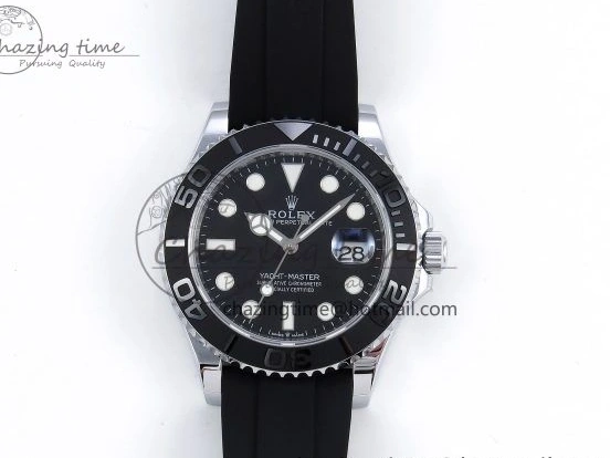 MiroTime 0308 Yacht-Master 226659 SuperF 1:1 Best Edition Black Dial on Oysterflex Strap VR Premium 1341